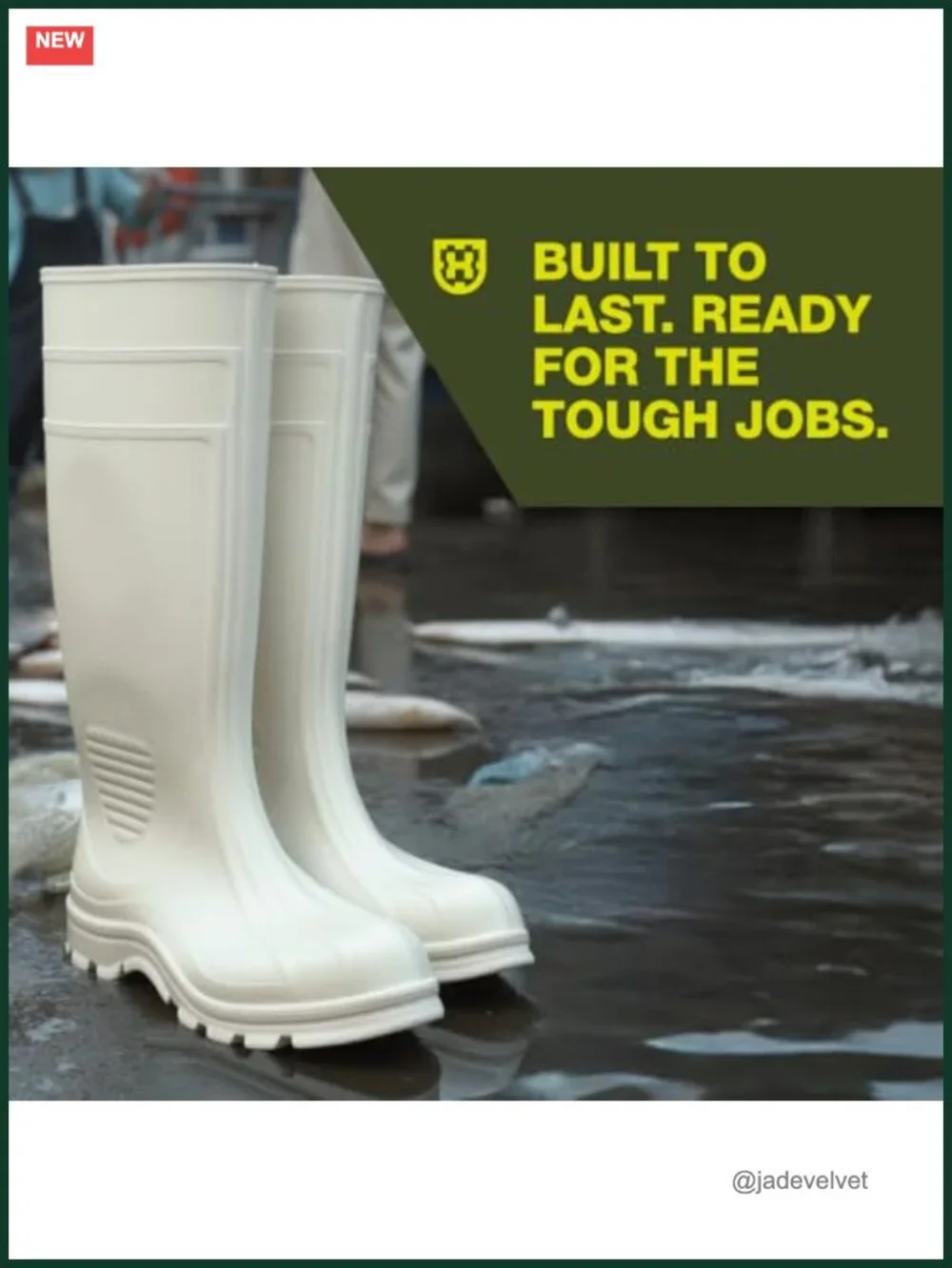 Waterproof PVC Work Boots, Slip-Resistant Pull-On, Easy On/Off, Unisex
